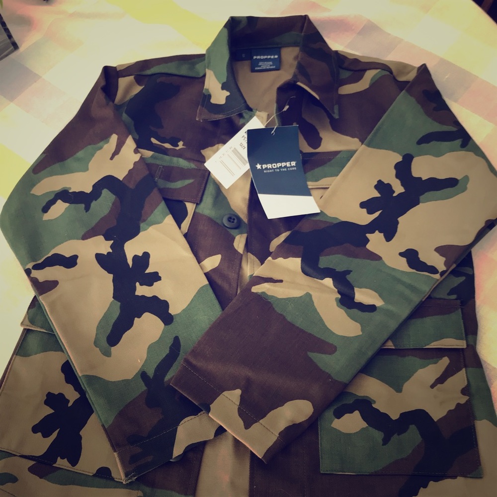 Boys camouflage jacket